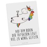 Einhorn-Postkarten